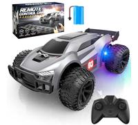 Voiture Télécommandée Tout Terrain, 1/22 Monster Truck Camion Telecommande 2,4GHz Voiture Course Radiocommandée Enfant Jouet Garçon Fille 6+ Ans RC Car Jeu Extérieur Intérieur Cadeau Anniversaire Noël