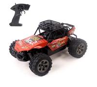 MGM Jouet – Voiture télécommandée Turbo Challenge Dakar R/C en métal 1/18 Orange