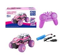 Voiture télécommandée, véhicule Tout-Terrain télécommandé, 2,4 GHz Tout-Terrain, Jouet pour à partir de 5 Ans, fête d'anniversaire Fille