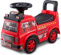 Voiture toboggan pour enfants - Véhicule toboggan pour jeunes enfants - Trotteur rouge 52,5x22,5x37cm - Amusement et sécurité pour les petits explorateurs