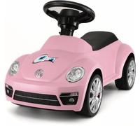 Voiture toboggan Volkswagen Beetle - pour enfants - 1 à 3 ans - Roues antidérapantes - Rose