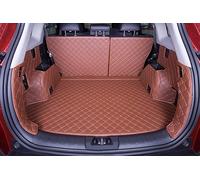 Voiture Tout Compris Tapis Coffre pour Genesis G70 2022 2023 2024 2025 2026, Cuir Protection Tapis, Cargaison Tapis Coffre AntidéRapant ImperméAble,Brown