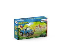 Voiture tout-terrain avec avant-poste Dino - Schleich - Coffret Dinosaurs - 41464 - Jouet pour enfant