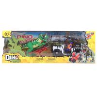 Voiture tout-terrain avec dinosaures