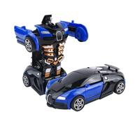Voiture Transformée Télécommandée - Voitures Télécommandées | Robot De Déformation Par Collision Par Inertie | Véhicule Push And Go Pour | Jouet De Robot De Voiture De Transformation De Bouton