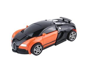 Voiture Transformée Télécommandée - Voitures Télécommandées | Robot De Déformation Par Collision Par Inertie | Véhicule Push And Go Pour | Jouet De Robot De Voiture De Transformation De Bouton