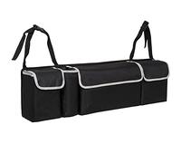 Voiture Tronc Organisateur Backseat Sac De Rangement Haute Capacité Multi-usage Oxford Tissu Siège De Voiture Retour Organiseurs Accessoires Intérieur