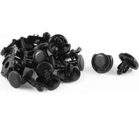 Voiture Trou de 7mm Rivets Plastiques Agrafe Clips Tige-Poussoir 15 Pcs