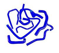 Voiture Tuyau D'admission Kit De Durites De Radiateur en Silicone (7 Pièces) pour Clio MK1 I 16S Et Williams MT 1.8L/2.0L 16V Tuyau D'Admission Voiture(K8-005-009-010 Blue)