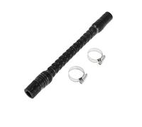 Voiture Tuyau D'admission Tuyau Fileté En Silicone Ondulé Pour Voiture 300mm 400mm De Long Joint D'entrée Et Sortie Avec Pinces ID 16/20/22/25/30/35/38mm(22mm ID 400mm)