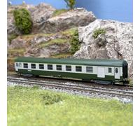 Voiture UIC, B7D, mixte fourgon / 2CL, logo nouille, SNCF, Ep. V - MINITRIX 1846