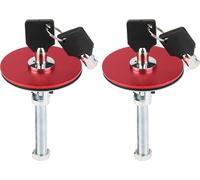 Voiture universelle moteur capot serrure bouton Pin Kit verrou de sécurité （rot）