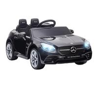 Voiture Véhicule Électrique Enfant 6 V 5 Km/H Max. Télécommande Effets Sonores + Lumineux Mercedes Slc 300 Noir