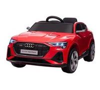 Voiture véhicule électrique enfant e-tron Sportback S line 12 V - V. max. 8 Km/h - effets sonores, lumineux - télécommande, port USB, MP3 - rouge Rouge G