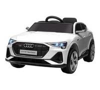 Voiture véhicule électrique enfant e-tron Sportback S line 12 V - V. max. 8 Km/h - effets sonores, lumineux - télécommande, port USB, MP3 - blanc Blanc G