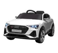 Voiture Véhicule Électrique Enfant E-Tron Sportback S Line 12 V - V. Max. 8 Km/H - Effets Sonores, Lumineux - Télécommande, Port Usb, Mp3 - Blanc