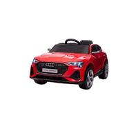 Voiture véhicule électrique enfant e-tron Sportback S line 12 V - V. max. 8 Km/h - effets sonores, lumineux - télécommande, port USB, MP3 - rouge