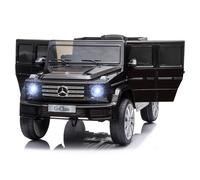 Voiture Électrique Enfant Mercedes Benz Classe G 12v - V. Max. 5km/H - Télécommande, Effets Sonores, Lumineux - Noir