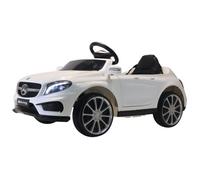 Voiture véhicule électrique enfants 6 V 15 W V. max. 7 Km/h télécommande effets sonores + lumineux blanc Mercedes GLA AMG