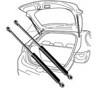 Voiture Verin Hydraulique de Coffre pour Dacia Spring Super Duty Crew Cab Long Box,Verin à Gaz Hayon Ressorts de Levage Amortisseurs Voiture Accessoires de Remplacement