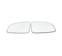 Voiture Verre Lentille Miroir Pour Vauxhall pour Astra H 2004 2005 2006 2007 2008 2009 porte extérieure voiture vue arrière latérale en verre rétroviseur chauffant avec plaque support(Left and Right)