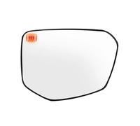 Voiture Verre Lentille Miroir Verre rétroviseur latéral gauche droit, convexe chauffé grand Angle avec plaque arrière aile port pour Civic 2015 - 2021(Right)