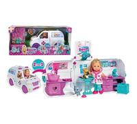 Voiture Vétérinaire 2en1 - Simba - Evi Love - Table d'opération et Accessoires Inclus