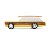 Voiture Vintage Avec Planche De Surf - Bois De Hêtre Massif Yellow TU