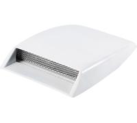 Voiture Voiture Décoratif flux d'air d'admission Scoop Capot moteur Vanneur Autocollant Couverture Capuchon blanc