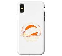 Voiture Volante drôle Rétro Future Humour Design Coque pour iPhone X/XS
