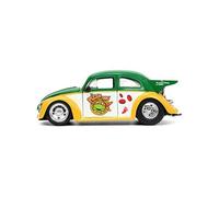 Jada Voiture miniature Volkswagen Beetle 1959 avec figurine Michelangelo 1/24