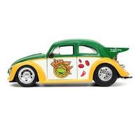 Voiture Volkswagen Beetle + Michelangelo - Tortue Ninja 17 cm Multicolore G