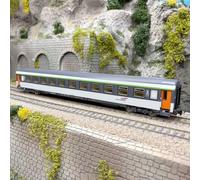 Voiture voyageur, B11u, 2CL, livrée Corail, logo Casquette, SNCF, Ep. IV - PIKO