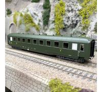 Voiture voyageurs type B10 myfi, 2 x type 39 allemande", SNCF, Ep. III, écl