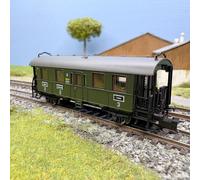 Trix Modellbahnen – Voiture de voyageurs BCi MINITRIX 18962 – 2 essieux – DRB Bay. – Ep. II – N