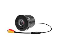 Voiture Vue arrière caméra Caméra Recul Universelle pour Voiture Navigation DVD 12V HD CCD Perforée Vue Avant 18.5mm Étanche(Single)