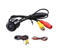 Voiture Vue arrière caméra Caméra Recul Universelle pour Voiture Navigation DVD 12V HD CCD Perforée Vue Avant 18.5mm Étanche(Full Set of)