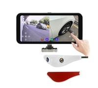 Voiture Vue Arrière Caméra Caméra Vue Latérale À Double Objectif avec Écran Tactile IPS Dvr 6.25P 720P avec Alarme d'angle Mort AHD 1080P(SM625-L-W)