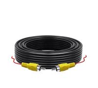 Voiture Vue Arrière Caméra Recul Câble Extension Moniteur Multimédia Recul pour Véhicule AV Accessoire Caméra Voiture, pour RCA 6m 10m 15m 20m Vidéo(10M 32.8FT Cable)