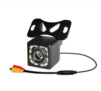 Voiture Vue Arrière Caméra Recul Caméra Recul Universelle 12 LED Vision Stationnement Marche Arrière Étanche IP68 Grand Angle 170° Image Couleur(12 LED-A)