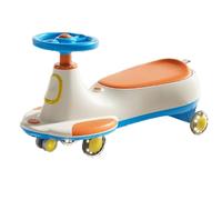 Voiture Wiggle for Enfants, Jouet à enfourcher, Roue Clignotante silencieuse, Compartiment de Rangement intégré, Charge maximale 90 kg, à partir de 3 Ans(Colorful)