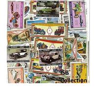 VOITURES 100 Timbres de collection différents