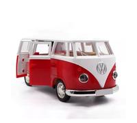 Voitures d'affichage 1:36 pour bus T1 en alliage moulé sous pression très réaliste collection souvenir ou cadeau (rouge)