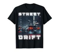 Voitures de Course Distress JDM Tokyo Street Drift la Nuit T-Shirt