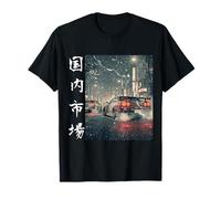 Voitures de Course JDM Drift Vintage Distress Tokyo Street Racing Art T-Shirt