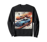 Voitures de Course Retro Distress JDM Legends Drift fabriquées au Japon Sweatshirt