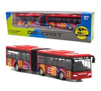Voitures de Jouet, Autobus Voiture Jouet Mini Voitures à Tirer Modèle de Bus de Jouets Friction Véhicules Petite Voiture Ensemble de Véhicules Jouets Autobus pour Enfants à Partir de 3 Ans (Rouge)