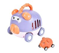Voitures de traction arrière pour enfants : mini véhicules de jeu, 4 pièces, camions d'ingénierie ABS, belles voitures de course interactives, cadeau éducatif pour vrac