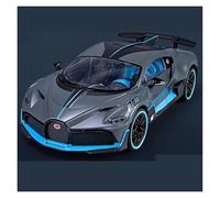 Voitures d'exposition 1/18 pour Divo Super Car Model Diecast Miniature Racing Model Collection Cadeau Ornement décoratif Collection ou cadeau (Noir)