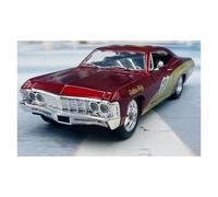 Voitures d'exposition 1:24 for Impala SS 1967 Alliage Muscle Car moulé sous Pression Miniature modèle de véhicule Souvenir nostalgique Collection ou Cadeau